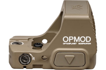 Image of Vortex Optics OPMOD Defender-ST 1x Reflex Micro Red Dot, 6 MOA Dot, Tan, 843829145855