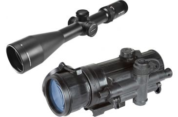 Image of Vortex Optics Viper HS 4-16x50 Rifle Scope w/ V-Plex Reticle and Armasight Co-mr-sd Night Vision Medium Range Clip-on System Standard Definition Generation 2+ w/adapter #4
