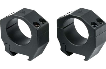 Image of Vortex Precision Matched Rifle Scope Rings, 30 mm Tube, Medium - 0.97 in, Weaver, Black, PMR-30-97-W