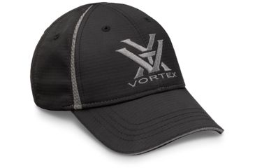 Image of Vortex Pro Performance Cap - Mens, Black/Charcoal, 120-18-BLK