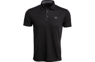 Image of Vortex Punch In Polo - Mens, Black Heather, Medium, 120-02-BLHM