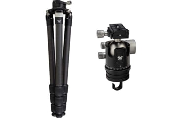 Image of Vortex Radian Carbon Tripod with Leveling Head Kit with additional Ball Head