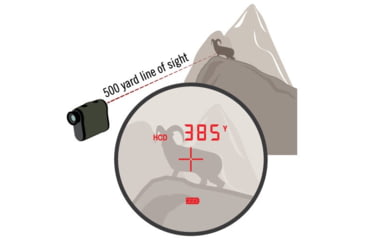 Image of Vortex Ranger 1800 6x22 Laser Rangefinder w/HCD, Green, RRF-181