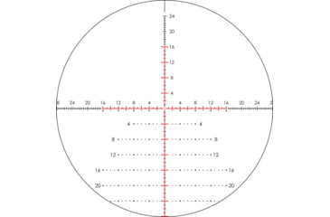 Image of Vortex Razor HD LHT 4.5-22x50 mm Rifle Scope, 30 mm Tube, First Focal Plane, Black, Anodized, Red XLR-2 MOA Reticle, MOA Adjustment, RZR-42201