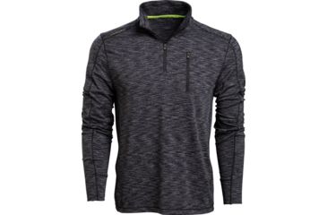 Image of Vortex Scout-About Quarter Zip - Mens, Black Heather, Large, 120-03-BLHL