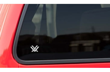 Image of Vortex Small Vinyl Decal, White, DECAL-SM