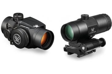 Image of Vortex SPARC II Red Dot 2 MOA with 3x Magnifier with Flip Mount