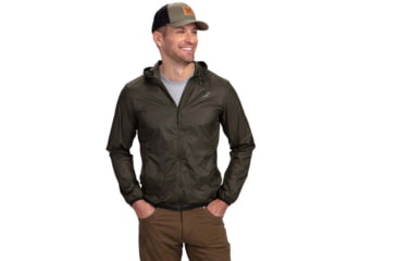 Image of Vortex Storm Silencer Pro Rain Breaker - Mens, Small, Forest Night, 123-04-FNIS