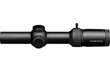 Image of Vortex Strike Eagle 1-6x24 mm Rifle Scope, 30 mm Tube, Second Focal Plane, Black, Matte, Red AR-BDC3 Reticle, MOA Adjustment, SE-1624-2