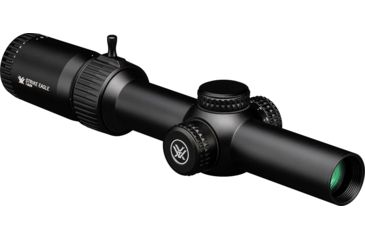 Image of Vortex Strike Eagle 1-6x24 mm Rifle Scope, 30 mm Tube, Second Focal Plane, Black, Matte, Red AR-BDC3 Reticle, MOA Adjustment, SE-1624-2