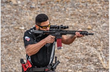 Image of Vortex Strike Eagle 1-6x24 mm Rifle Scope, 30 mm Tube, Second Focal Plane, Black, Matte, Red AR-BDC3 Reticle, MOA Adjustment, SE-1624-2