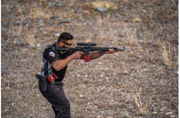 Image of Vortex Strike Eagle 1-6x24 mm Rifle Scope, 30 mm Tube, Second Focal Plane, Black, Matte, Red AR-BDC3 Reticle, MOA Adjustment, SE-1624-2