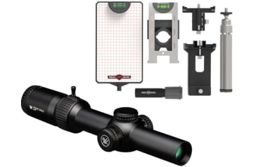 Image of Vortex Strike Eagle 1-6x24mm Rifle Scope with Real Avid Rifle Scope Level