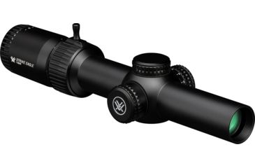 Image of Vortex Strike Eagle 1-8x24 mm Rifle Scope, 30 mm Tube, Second Focal Plane, Black, Matte Anodized, Red AR-BDC3 Reticle, MOA Adjustment, SE-1824-2