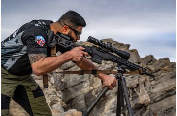 Image of Vortex Strike Eagle 5-25x56 mm Rifle Scope, 34 mm Tube, First Focal Plane, Black, Matte, Red EBR-7C MOA Reticle, MOA Adjustment, SE-52503