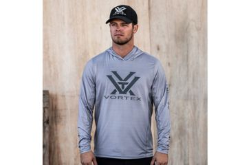 Image of Vortex Sun Slayer Hoodie - Mens, Cool Grey, Extra Large, 119013-COG-XL