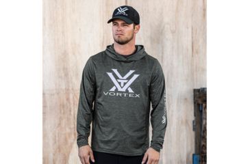 Image of Vortex Sun Slayer Hoodie - Mens, Olive Heather, Extra Large, 119013-OLH-XL