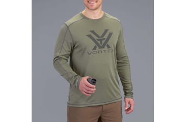 Image of Vortex Sun Slayer Long Sleeve Shirt - Mens, Lichen, M, 121-19-LICM