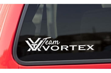 Image of Vortex Tesm Vinyl Decal, White, DECAL-TEAM