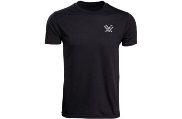 Image of Vortex The Eagle Has Landed Logo Short Sleeve T-Shirt - Mens, Black, Large, 120-29-BLKL