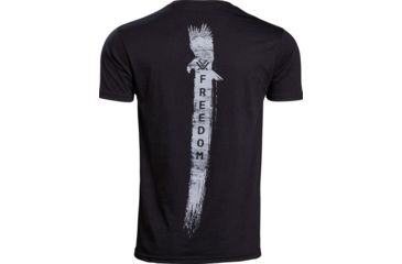 Image of Vortex The Eagle Has Landed Logo Short Sleeve T-Shirt - Mens, Black, Large, 120-29-BLKL