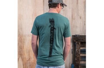 Image of Vortex The Eagle Has Landed T-Shirt - Mens, Mint-Black Heather, 2X, 120-29-MBH2X