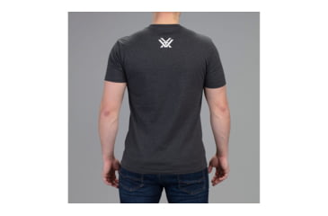 Image of Vortex Three Peaks Short Sleeve T-Shirt - Mens, Charcoal Grey, Large, 121-10-CHHL
