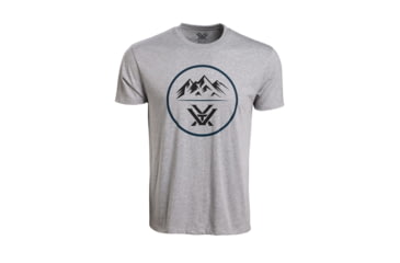 Image of Vortex Three Peaks Short Sleeve T-Shirt - Mens, Heather Grey, Extra Large, 121-10-GHTXL
