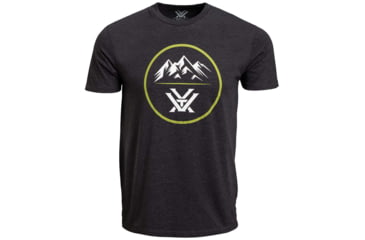 Image of Vortex Three Peaks Short Sleeve T-Shirts - Mens, Black, L, 121-10-BLKL