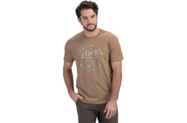 Image of Vortex Three Peaks Short Sleeve T-Shirts - Mens, Coyote Heather, XL, 121-10-CHEXL