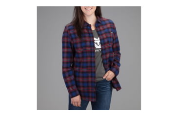 Image of Vortex Timber Rush Flannel - Womens, Rose Wine, Exrta Small, 220-26-ROSXS