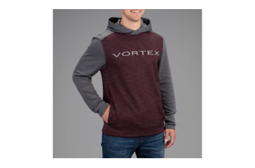 Image of Vortex Tracker Hooded Pullover - Mens, Rich Mahogany, Small, 220-21-RMAS
