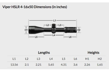 Image of Vortex Viper HS LR 4-16x50mm Rifle Scope, 30mm Tube, Second Focal Plane, Black, Hard Anodized, Non-Illuminated Dead-Hold BDC Reticle, MOA Adjustment, VHS-4307-LR