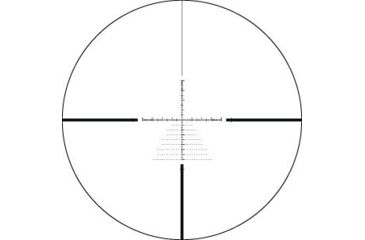 Image of Vortex Viper HS LR 6-24x50 mm Rifle Scope, 30 mm Tube, First Focal Plane, Black, Hard Anodized, Non-Illuminated XLR MOA Reticle, MOA Adjustment, VHS-4315-LR