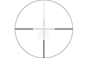 Image of Vortex Viper HS LR 6-24x50 mm Rifle Scope, 30 mm Tube, First Focal Plane, Black, Hard Anodized, Non-Illuminated XLR MOA Reticle, MOA Adjustment, w/ Vortex Defender Flip Cap, VHS-4315-LR-KIT1