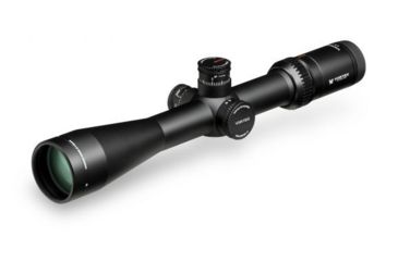Image of Vortex Viper HS-T 4-16x44 mm Rifle Scope, 30 mm Tube, Second Focal Plane, Black, Hard Anodized, Non-Illuminated VMR-1 MRAD Reticle, Mil Rad Adjustment, VHS-4308