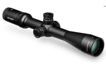 Image of Vortex Viper HS-T 4-16x44 mm Rifle Scope, 30 mm Tube, Second Focal Plane, Black, Hard Anodized, Non-Illuminated VMR-1 MRAD Reticle, Mil Rad Adjustment, VHS-4308