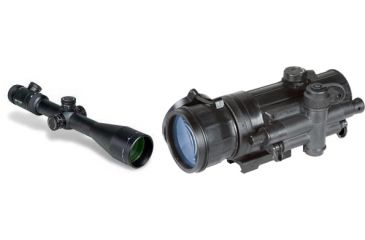 Image of Vortex Viper PST 4-16x50 FFP Rifle Scope with EBR-1 MOA Reticle and Armasight Co-mr-qs Night Vision Medium Range Clip-on System Quicksilver White Phosphor Generation 2+ w/adapter #4