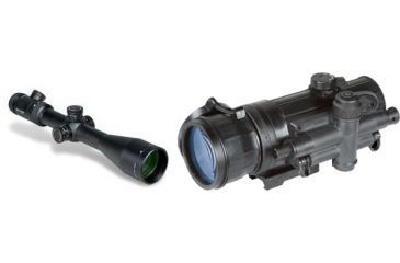 Image of Vortex Viper PST 4-16x50 FFP Rifle Scope with EBR-1 MRAD Reticle and Armasight Co-mr-qs Night Vision Medium Range Clip-on System Quicksilver White Phosphor Generation 2+ w/adapter #4