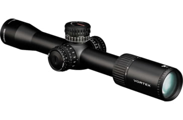 Image of Vortex Viper PST Gen II 2-10x32mm Rifle Scope, 30mm Tube, First Focal Plane, Black, Hard Anodized, Red EBR-4 MOA Reticle, MOA Adjustment, PST-2101