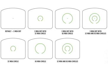 Image of Vortex Viper Shotgun Enclosed 1x Micro Reflex Red Dot Sight, Green, Multi-Reticle, Black, VPR-SGMGD3-MR-E