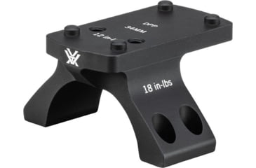 Image of Vortex Pro 12 O'Clock Red Dot Sight Mount, Black, Deltapoint Pro, 34mm /1.08in, PR34-12RDM