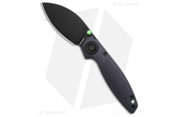 Image of Vosteed Shilin Cutter Vanchor Folding Knife, 3.00in, ELMAX, Drop Point Blade, Aluminum Purple Handle, Black/Purple, 7.20in, BHQ-210630