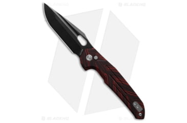 Image of Vosteed Thunderbird Folding Knife, 3.25in, Bohler M390 Stainless Steel, Tanto Blade, G10 Red Handle, Black/Red, 7.73in, BHQ-192670