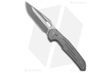 Image of Vosteed Thunderbird Folding Knife, 3.25in, ELMAX, Tanto Blade, Titanium Gray Handle, Gray/Gray, 7.73in, BHQ-192666