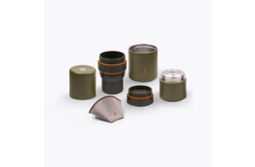 Image of VSSL Nest Pour-Over Coffee Kit, Deep Moss, B144301-000