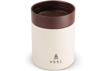 Image of VSSL Nest Pour-Over Coffee Kit w/Java G25 Grinder Gift Set, Cream/Coffee, B145251-000