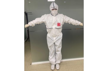 Image of Vtrap C Level Isolation Suit, White, Extra Large, SPAISOSUIT1-XL