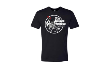 Image of Vulcan Arms Size Always Matters T-shirt 1BCBE13A, xs, Black, APQ-4495242S5A1