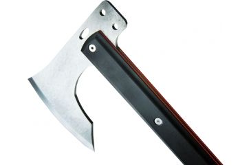 Image of Vulture Equipment Works 20in Stainless Steel Drigung Ax Mk2 w/Stone Wash Finish, Natural VEW-AD-Mk2-SW